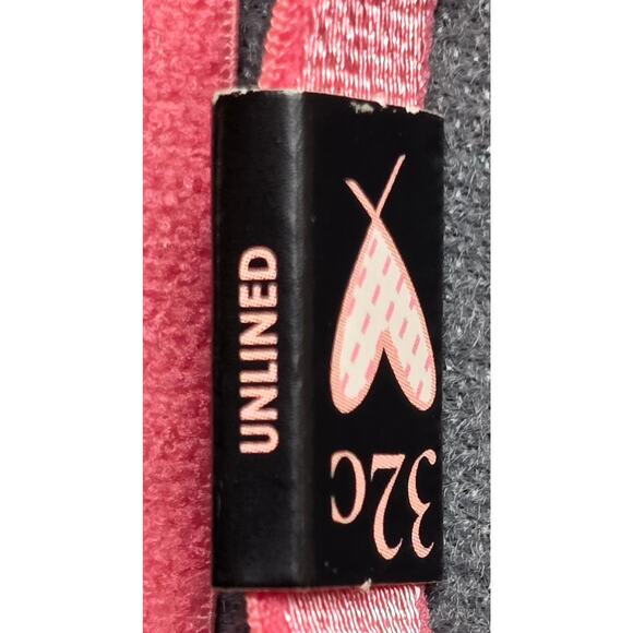 Victoria Secret Dream Angels Bra 32C Unlined Pink Lace Gentle Push Up Bra - Picture 3 of 4